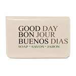 Good Day Amenity Bar Soap, Pleasant Scent, 3/4 Oz, White, Wrapped, 1000/cs