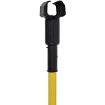 Jaw 60'' Wet Mop Handle - Fiberglass Handle Yellow 