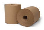 EcoSoft® Controlled Roll Towels, Natural, 8'' x 630', 6 rolls
