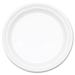10 oz - Dart Famous Service Impact Plastic Dinnerware Plate - 500/cs