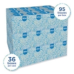 Kleenex Boutique White Facial Tissue, 2-Ply, 95/Box, 36 Boxes/Ctn 