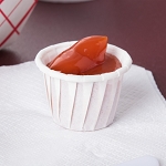 Dart Solo White Paper Souffle/Portion Cup - .75 oz. - 5000/Case 