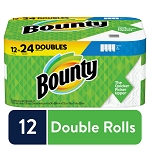 Bounty Select-A-Size Kitchen Rolls Paper Towel, 2-Ply, White, 74 Sheets/Roll, 12 ROLLS