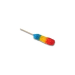 Boardwalk 9441 Multi-Color Polywool Duster w/ 20 in. White Plastic Handle