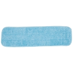 Microfiber Wet Flat Mop 18 in. Blue