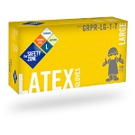 Latex - Powder Free Gloves - 100/Box