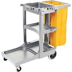 Standard Janitor Cart Gray