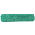 Microfiber Wet Mop Pad 24 in. Green