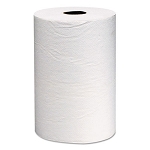 Kimberly-Clark Recycled Nonperforated Hard Roll Paper Towels 800 ft., 1040, White, 12 rolls