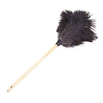 Lambskin Feather Duster Premium Grey Ostrich - 20