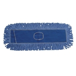 Unisan 1118 Mop Head, Dust, Looped-end, Cotton/synthetic Fibers, 18 X 5, Blue