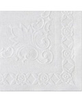 Classic Embossed Straight Edge Placemats 10'' x 14'' - White 1000/cs